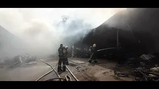 Сообщение о пожаре в Турксибском районе г.Алматы поступило 29 мая 2020 г.в 14:21