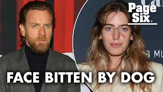 Ewan McGregor’s daughter Clara’s face bitten by dog before premiere | Page Six Celebrity News