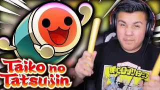 Japanese Nintendo Switch Drum Game!【Taiko no Tatsujin Switch Ver.】