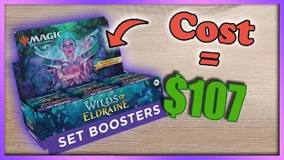 Let's Pull at least $107 !!! Wilds of Eldraine Set Booster Box opening. #woe #wildsofeldraine