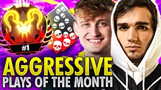 Top 50 Most AGGRESSIVE Plays of the Month - Apex Legends Highlights