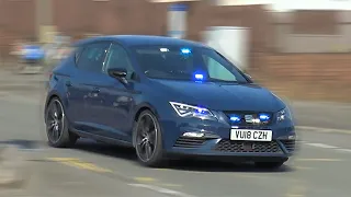 EXTREME SPEED!! - UNMARKED SEAT CUPRA! - Police cars Responding to stolen car chase!