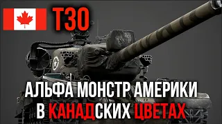 T30.  Дал 750 Альфы и иду к 3 отметке | WoT