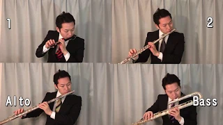 ショッカー：フルート四重奏曲 第一番 G.Schocker Flute Quartet No.1  神田勇哉