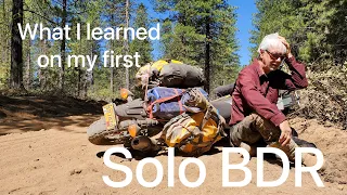 Lessons I learned on my first solo BDR