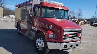 GovDeals: 2001 Freightliner FL80 Fire Truck