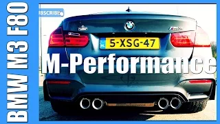 BMW M3 F80 NEW! M-PERFORMANCE Exhaust LOUD! Startup & Revs