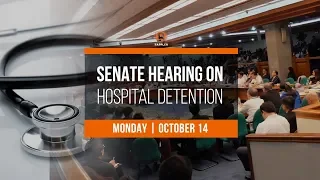 Senate hearing on hospital detention