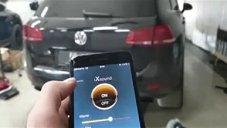 Активная выхлопная система на дизельный Volkswagen Touareg