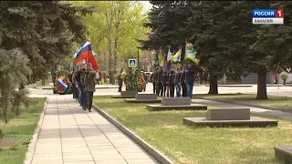 Генеральная репетиция Вахты Памяти прошла сегодня у Вечного огня. 03.05.2017