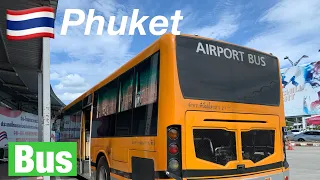 🇹🇭Airport Bus (Phuket Town)/Smart  Bus/Exploring Phuket by Bus! 🚌Thai trip ⑦