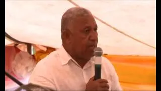 Fijian Prime Minister Voreqe Bainimarama Speech to Military Officers in Vanua Levu