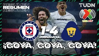 Resumen y goles | Cruz Azul 1-4 Pumas | AP2023-J12 | Liga Mx | TUDN