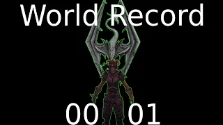 Skyrim Speedrun Glitchless WR