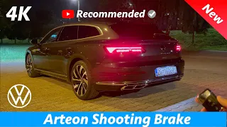 Volkswagen Arteon Shooting Brake 2021 - Full Night review 4K | Exterior - Interior - Ambient Lights