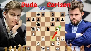 SZACHY 449# Duda vs Carlsen, Charity Cup 2022, świetna idea J-K Dudy, uderz tam gdzie zaboli ;)