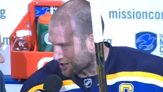 Backes Nets OT Winner, Blues Take Game 1