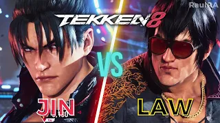 TEKKEN 8 | Aggressive Jin VS. Law | Best Of 3!!