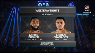 Adrien Broner vs Adrian Granados Full Fight Review!!!