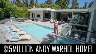 ANDY WARHOL THEMED $15MILLION BEVERLY HILLS MANSION!
