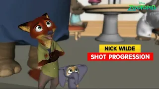 Zootopia | Nick Wilde Shot Progression | Animation Breakdown | 3D Animation Internships