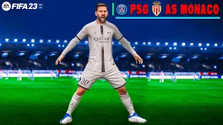 FIFA 23 - PSG Vs AS Monaco - Ligue 1 (France) Full Match