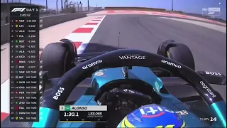 Fernando Alonso onboard | F1 pre-season tests Bahrain GP 2024