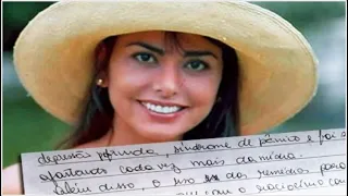 Carta de DESPEDIDA deixada pela atriz Leila Lopes antes de tirar sua vida