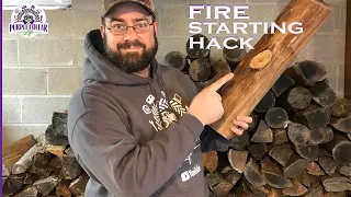 Starting a fire faster - I learned this trick over 30 years ago