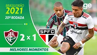 FLUMINENSE 2 X 1 SÃO PAULO | MELHORES MOMENTOS | 20ª RODADA DO BRASILEIRÃO 2021 | ge.globo