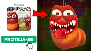 TESTEI O JOGO SECRETO oi oi oi RED LARVA PRA ME PROTEGER