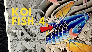 How to draw a Japanese Koi fish (part 4)