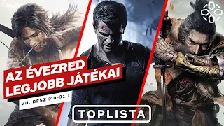 TOPLISTA: Az évezred legjobb játékai VII. (40-31.)