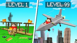 Minecraft BUT We’re Flying JET FIGHTERS!