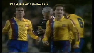 Aston Villa 3–0 (a.e.t.) Barcelona