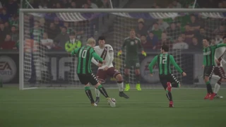Kasper Dolberg fantastic goal from 30mt on Fifa 17