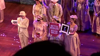 Hello Dolly Curtain Call with Bette Midler & David Hyde Pierce speaking!