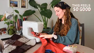 Wardrobe declutter & Upcycling old clothes (Easy Sewing Projects)