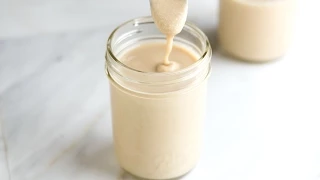 Easy Homemade Tahini Recipe - How to Make Tahini