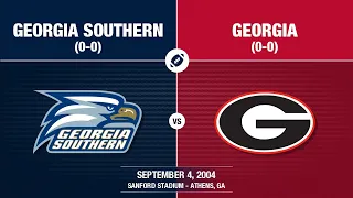 2004 Week 1 - Georgia Southern at Georgia