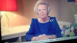 Speech Queen Beatrix Resigns!!!