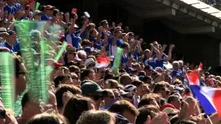 Davis Cup - Fans show their colours as France celebrate victory