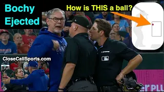 E230 - Bruce Bochy Ejected After Ben May's Ball Four Call to Luis Urias