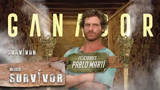 Pablo Martí es el GRAN BICAMPEÓN de Survivor México | Survivor México 2023