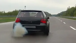 1150HP VW Golf 4 R32 Turbo Don Octane Acceleration Sound