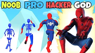 NOOB vs PRO vs HACKER vs GOD in SuperHero Pick 3D (New Update)