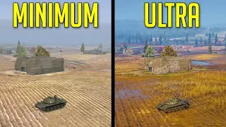 ULTRA vs MINIMUM Graphics • Any Advantages? ► World of Tanks Graphic Settings