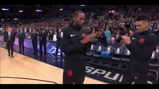 Spurs crowd BOOS Kawhi Leonard but CHEERS for Danny Green during player introductions 1/3/18