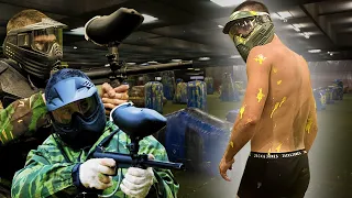 Ollie gaat ALLEEN tegen 10 MENSEN PAINTBALLEN..