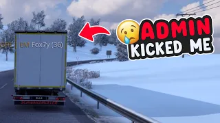 NOOBS on the road #18 - Kicked (Reckless Driving) | Funny moments - ETS2 Multiplayer